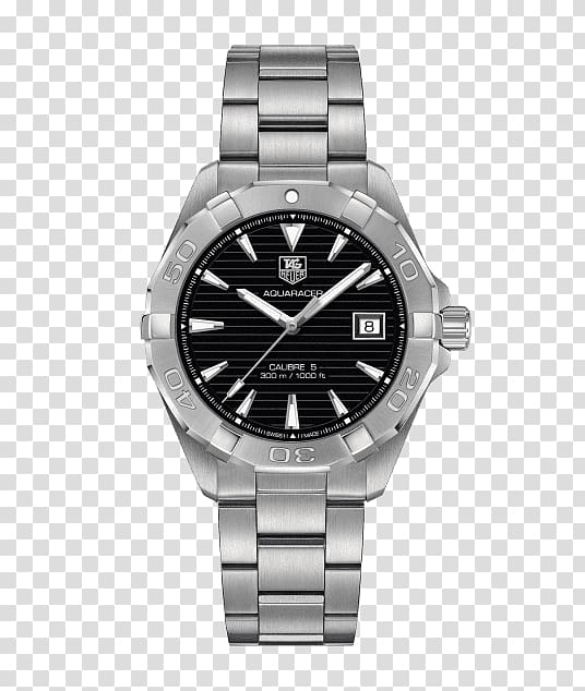 Chronograph TAG Heuer Aquaracer Watch Jewellery, watch transparent background PNG clipart