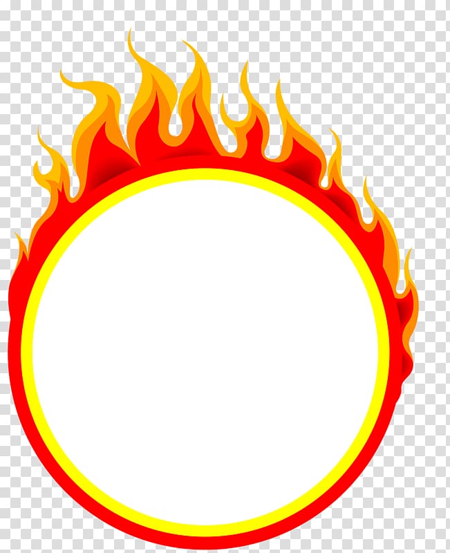 circle of flames