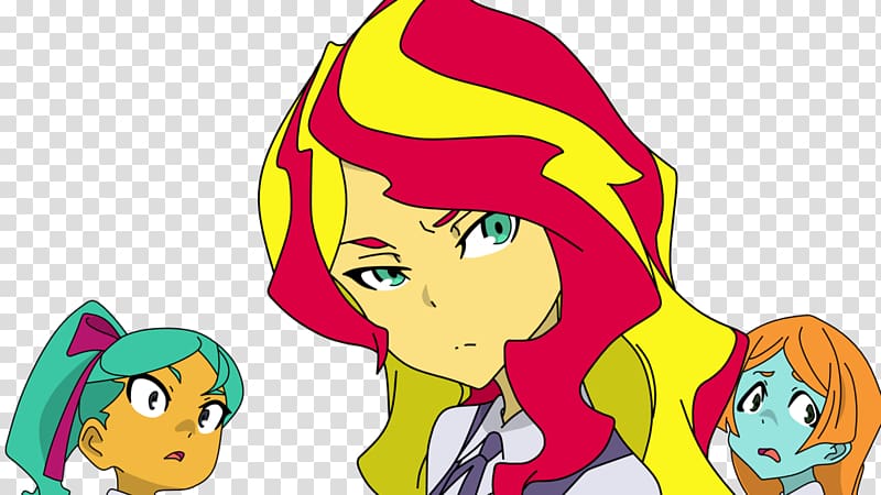 Diana Cavendish Sunset Shimmer Little Witch Academia Art My Little Pony: Equestria Girls, akko little witch academia transparent background PNG clipart
