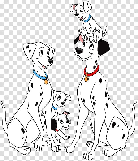 Dalmatian dog Puppy The Hundred and One Dalmatians Coloring book Lion, puppy transparent background PNG clipart