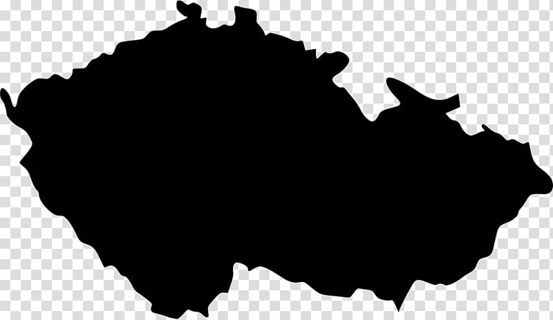 Central Bohemia Map Flag of the Czech Republic, map transparent background PNG clipart