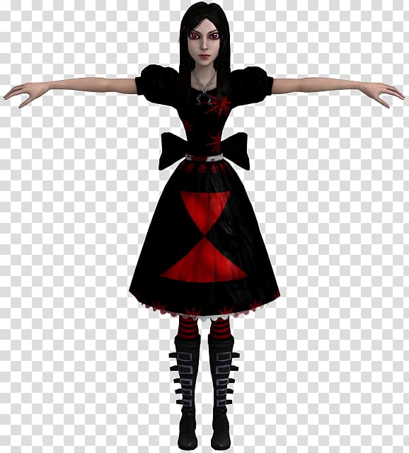 Alice: Madness Returns American McGee\'s Alice Clothing Garry\'s Mod Dress, Black Widow transparent background PNG clipart