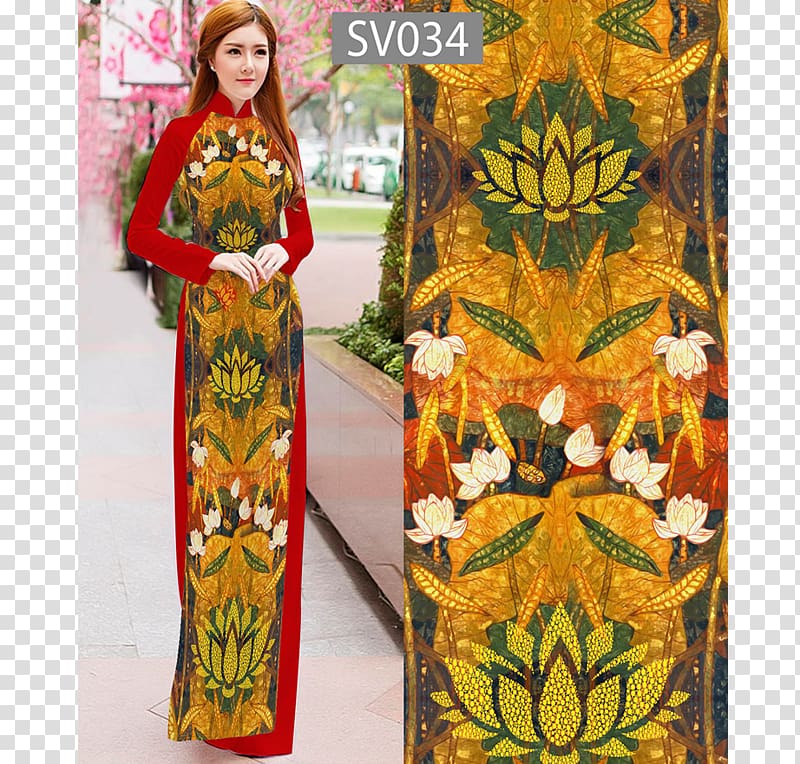 Áo dài Textile Material Sản phẩm Kimono, ao dai transparent background PNG clipart