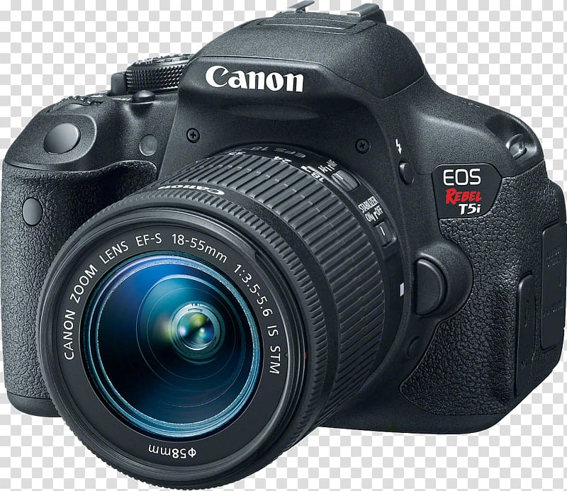 Canon EOS 700D Canon EOS 650D Canon EF-S lens mount Canon EF lens mount Canon EF-S 18–55mm lens, Camera transparent background PNG clipart