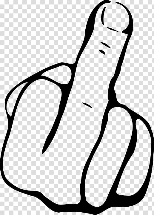 Middle finger The finger Hand, hand transparent background PNG clipart