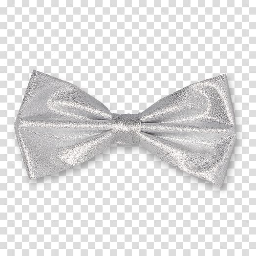 Bow tie Necktie Silver Polyester Clothing Accessories, silver bows transparent background PNG clipart