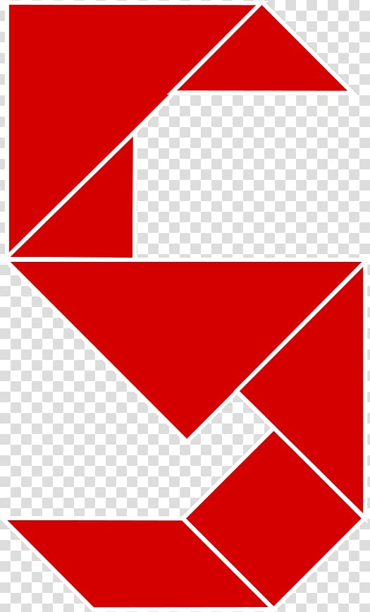 Tangram Number Puzzle Mathematics 0, tangram number transparent background PNG clipart