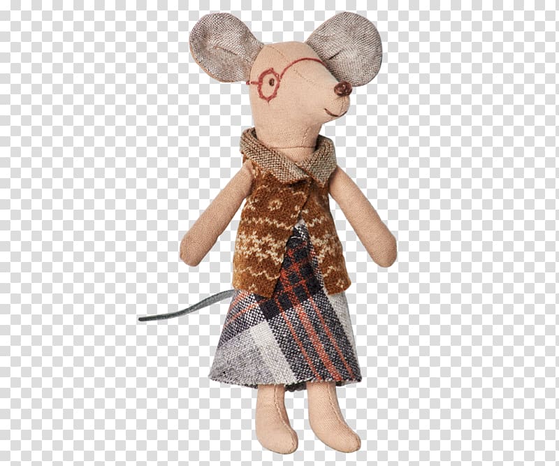 Mouse Doll Grandparent Stuffed Animals & Cuddly Toys Rat, mouse transparent background PNG clipart