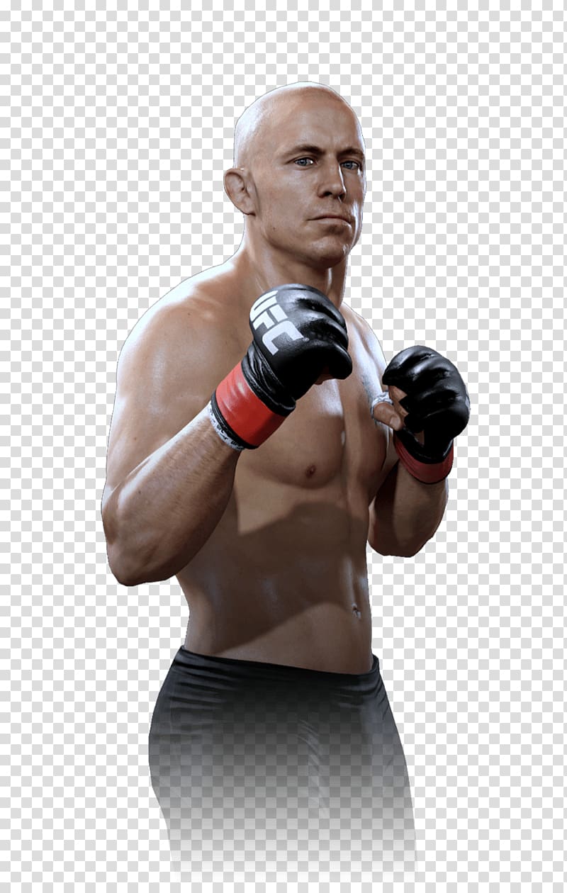 Georges St-Pierre UFC 2: No Way Out EA Sports UFC 2 UFC 179: Aldo vs. Mendes 2 Boxing, Boxing transparent background PNG clipart
