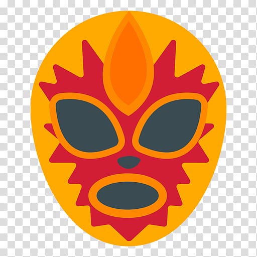 yellow and red mask illustration, Mexico City Lucha libre Mask Professional Wrestler, mexico transparent background PNG clipart