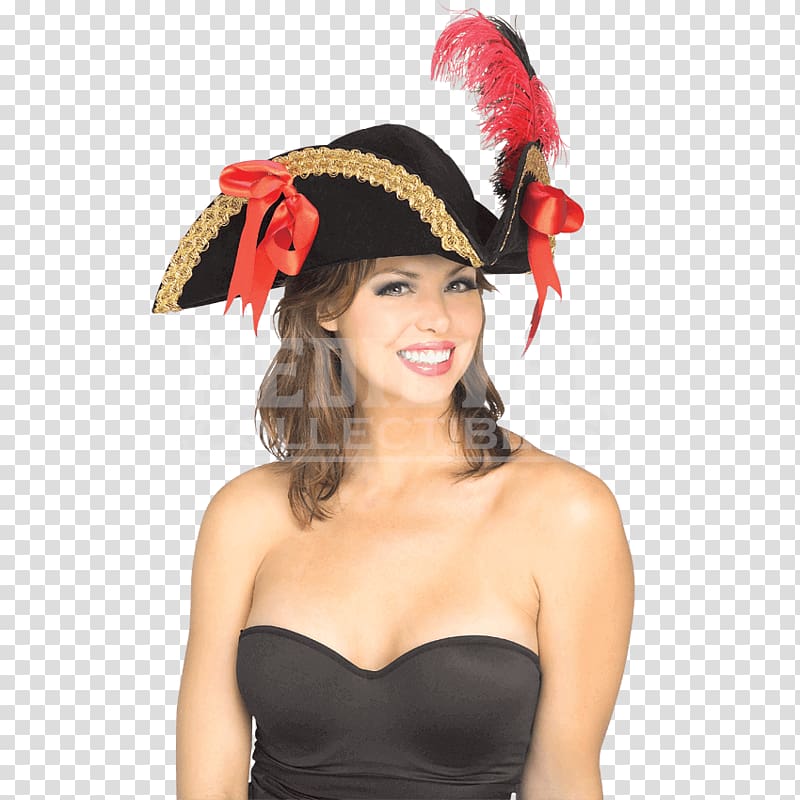 Hat Costume Tricorne Clothing Pirate, Hat transparent background PNG clipart