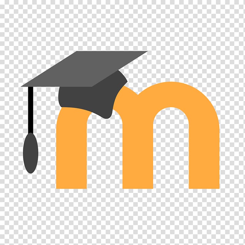orange m letter and black mortar board, Moodle Computer Icons Learning management system Teacher, icon transparent background PNG clipart