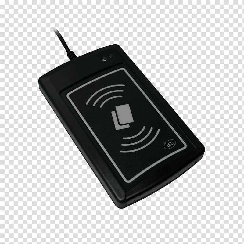 Card reader Radio-frequency identification Near-field communication Contactless smart card, Laptop transparent background PNG clipart