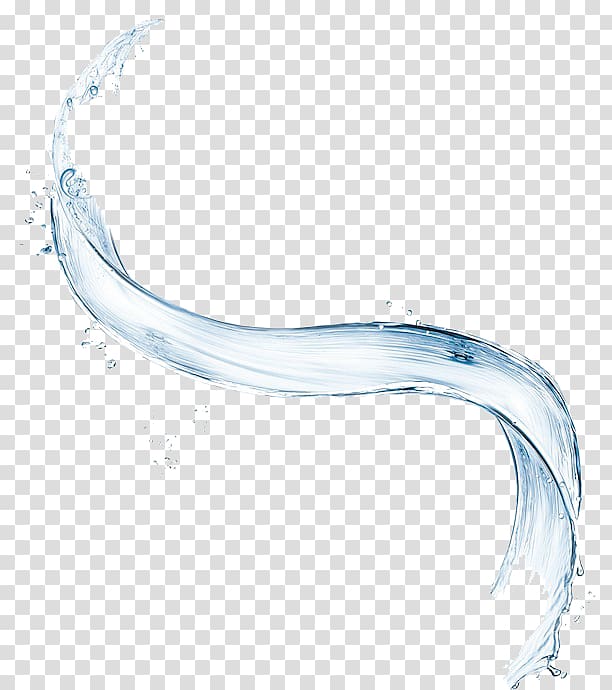 water wave digital illustration, Wave Water Dispersion, Beautiful liquid pattern transparent background PNG clipart