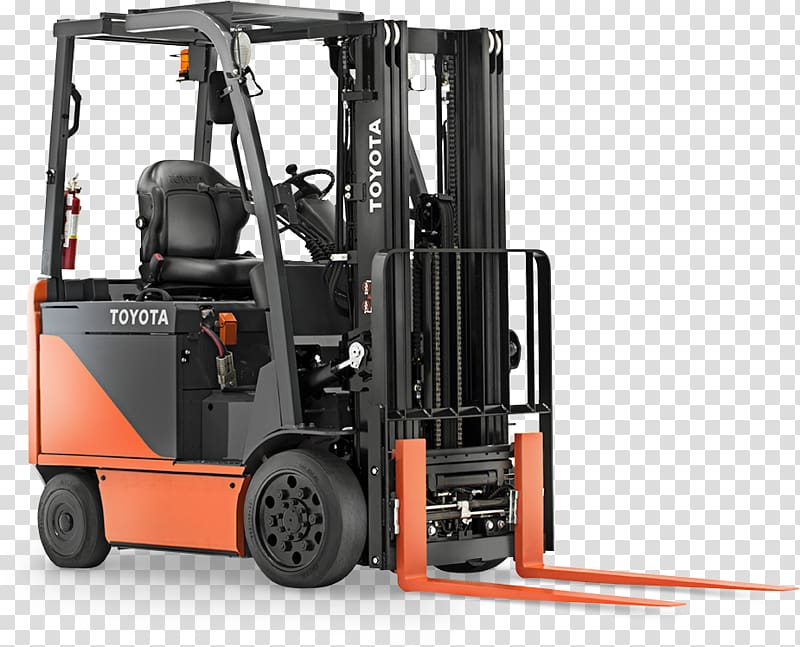 Forklift Pallet jack Toyota Material Handling, U.S.A., Inc. Electric motor Heavy Machinery, electric equipment transparent background PNG clipart
