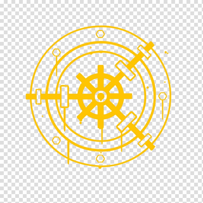 Machine embroidery Ship\'s wheel Noble Eightfold Path Appliqué, Competition Event transparent background PNG clipart