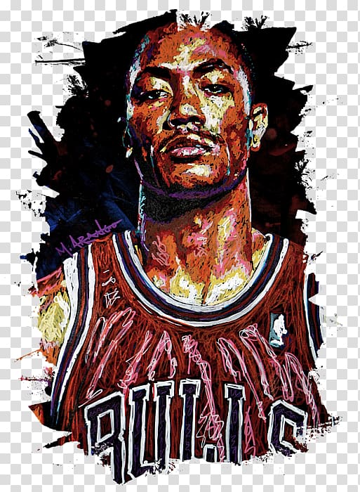 Derrick Rose Chicago Bulls NBA Basketball Athlete, Derrick Rose transparent background PNG clipart