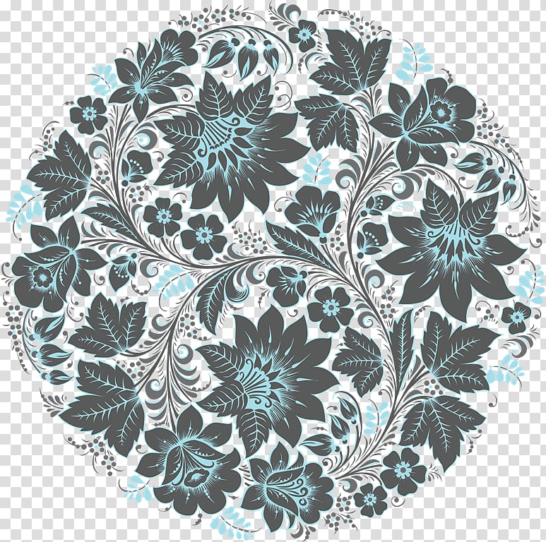 Khokhloma Plate Pattern, Plate transparent background PNG clipart