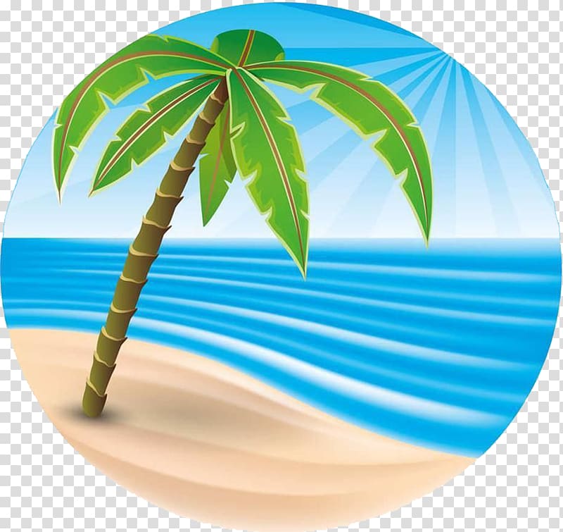 Comics Illustration, The scenic island transparent background PNG clipart