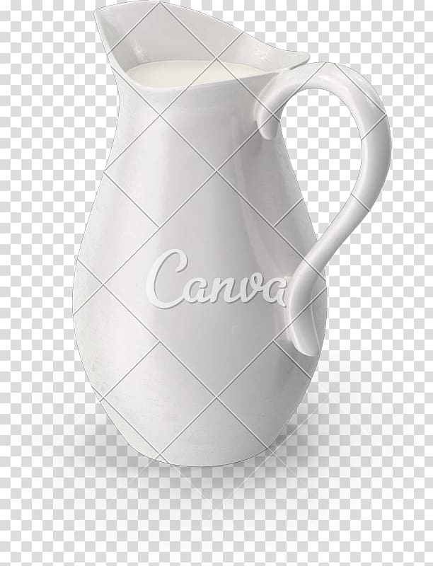 Jug Pitcher Tableware Mug Kettle, milk spalsh transparent background PNG clipart