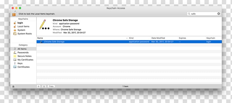 Keychain Access Password Computer Operating Systems, Computer transparent background PNG clipart