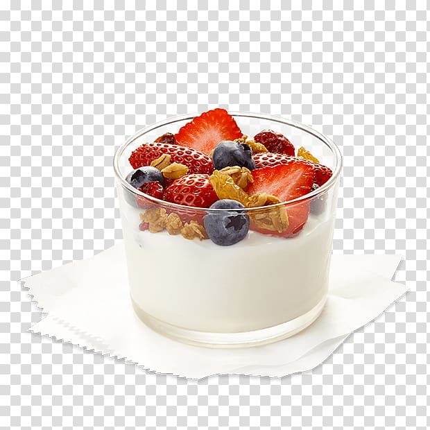 Fast food Parfait Chick-fil-A Restaurant Menu, granola transparent background PNG clipart