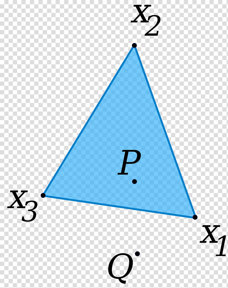 Triangle Convex set Point Line, triangle transparent background PNG clipart