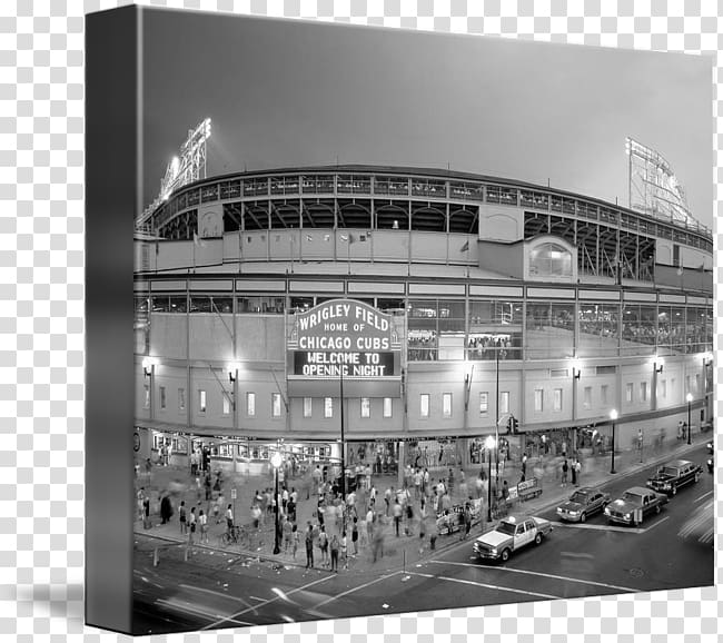 Wrigley Field Chicago Cubs Canvas print, wrigley field transparent background PNG clipart