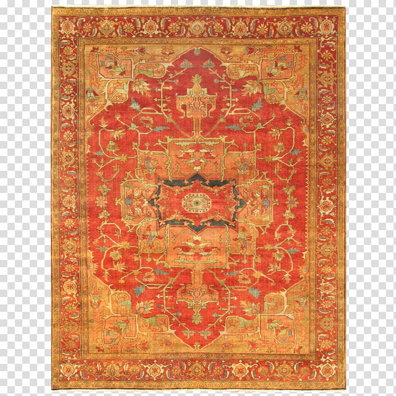 Persian carpet Heriz rug Wool Ushak carpet, taobao carpet transparent background PNG clipart