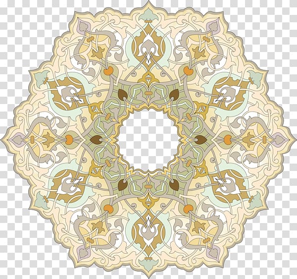 hexagonal brown and beige , Islamic geometric patterns Islamic art, Islam transparent background PNG clipart