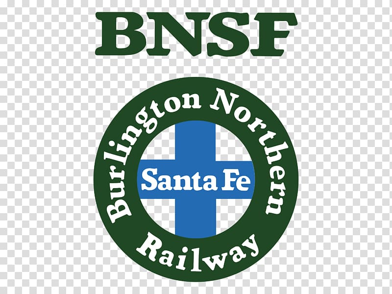 Logo BNSF Railway Rail transport Train Atchison, Topeka and Santa Fe Railway, train transparent background PNG clipart