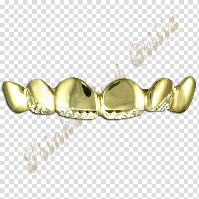 Grill Gold teeth Diamond cut Jewellery, grill transparent background PNG clipart