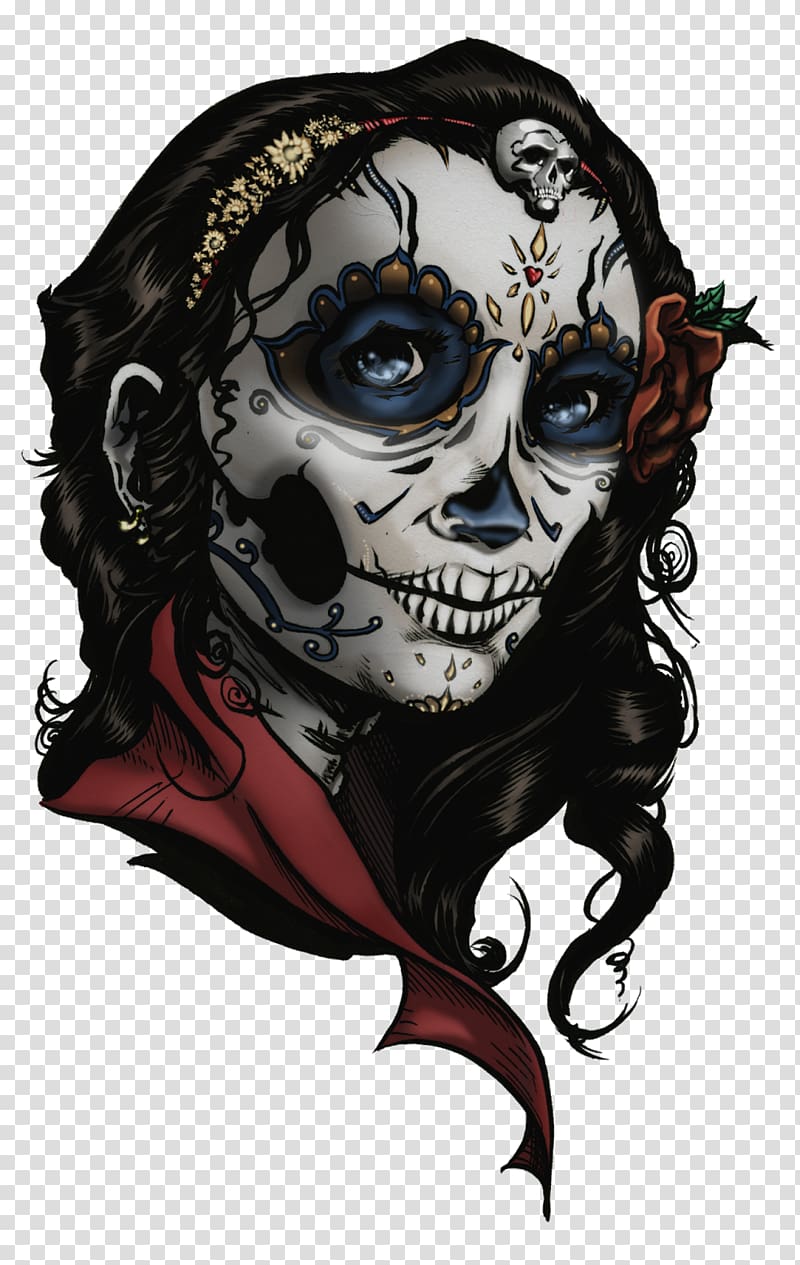 La Calavera Catrina Skull, catrina transparent background PNG clipart