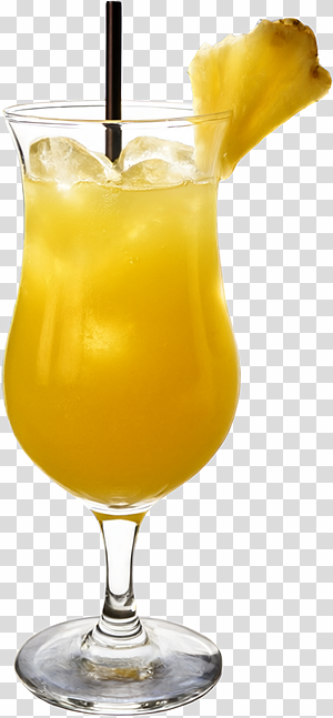 Tropical Cocktail Pineapple Garnish transparent background PNG clipart thumbnail