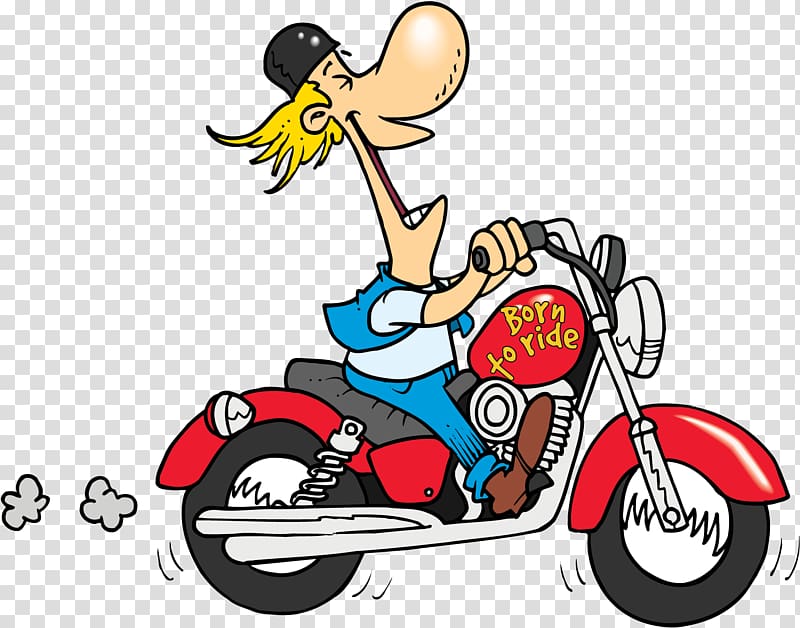 Motorcycle Cartoon Harley-Davidson Drawing , motorcycle transparent background PNG clipart