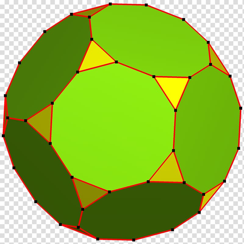 Truncated dodecahedron Truncation Archimedean solid Decagon, color creative transparent background PNG clipart