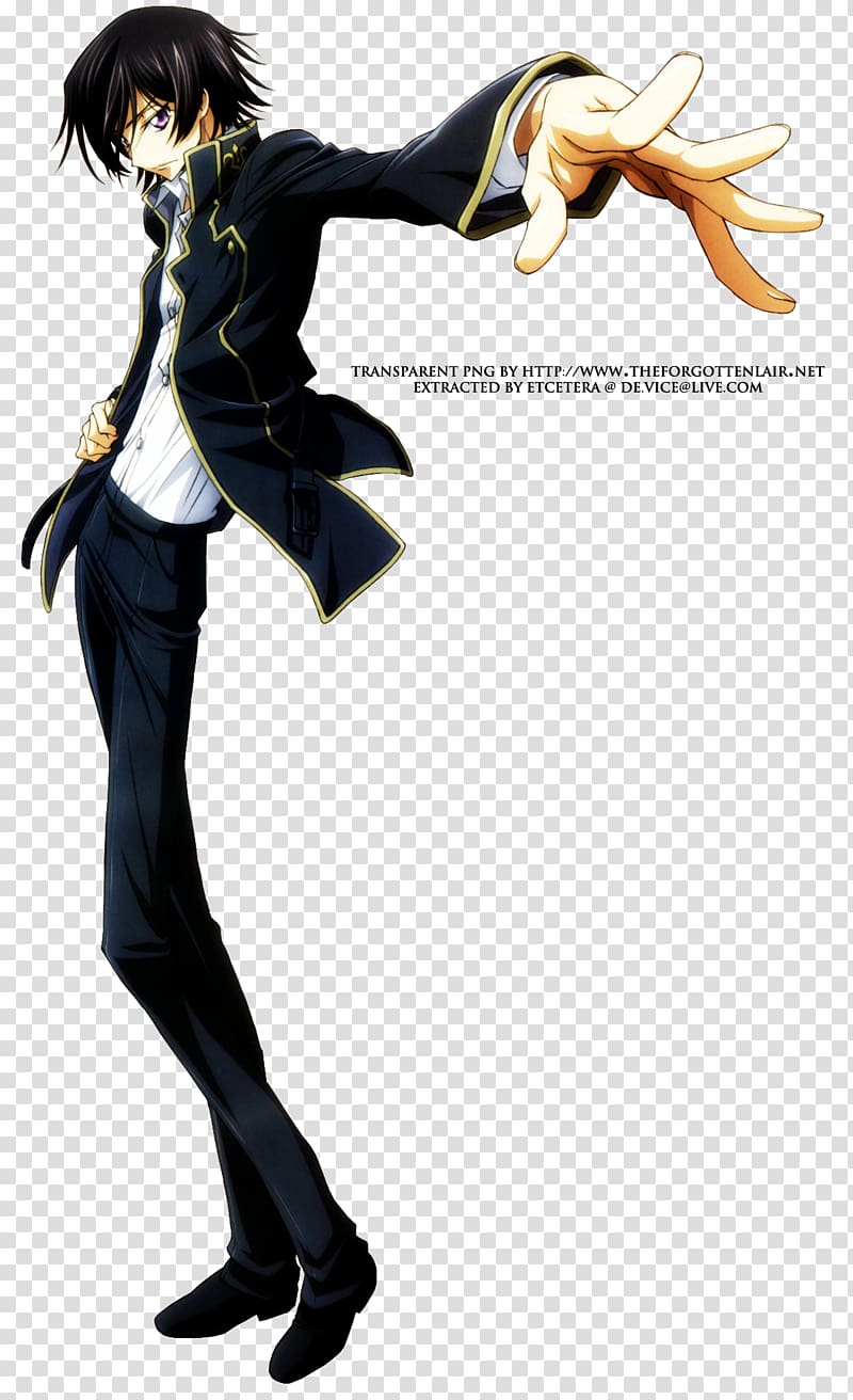 Lelouch Lamperouge Suzaku Kururugi C.C. Anime, Anime transparent background PNG clipart