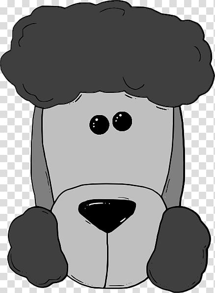Dog Puppy face Black and white , Dog face transparent background PNG clipart