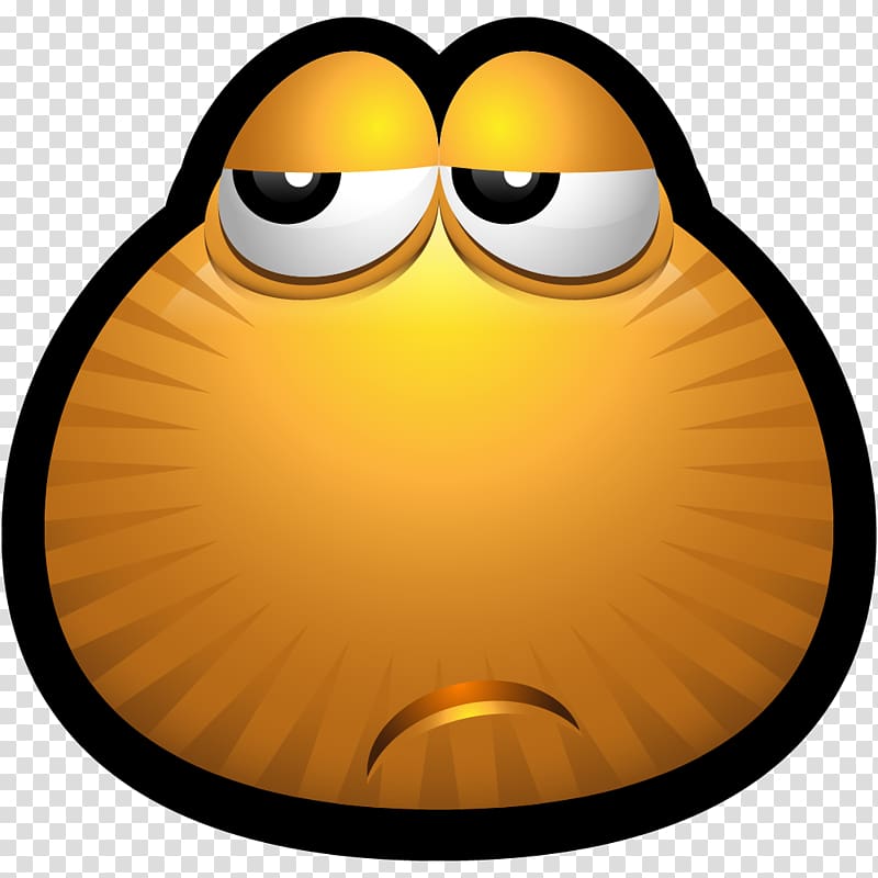 emoticon smiley yellow beak, Brown Monsters 47 transparent background PNG clipart