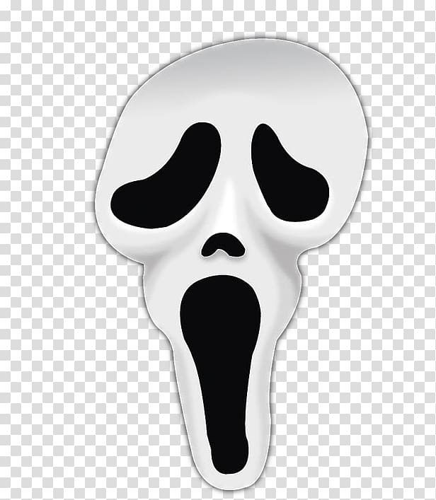 ghost face drawing