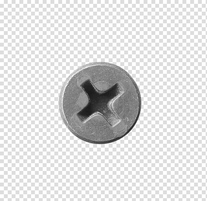 round gray bolt close-up , Screw Metal, Metal Torx screws transparent background PNG clipart
