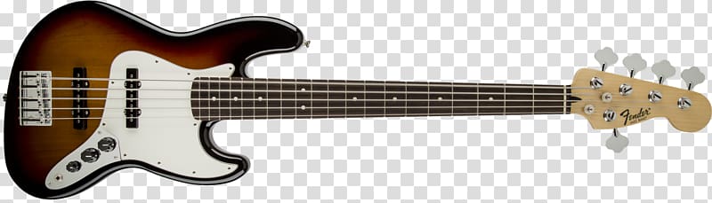 Fender Precision Bass Fender Jazz Bass V Fender Stratocaster Fender Bass V Fender Jazzmaster, Bass Guitar transparent background PNG clipart