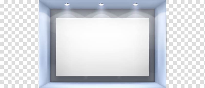 Daylighting Display device frame, blank billboard transparent background PNG clipart