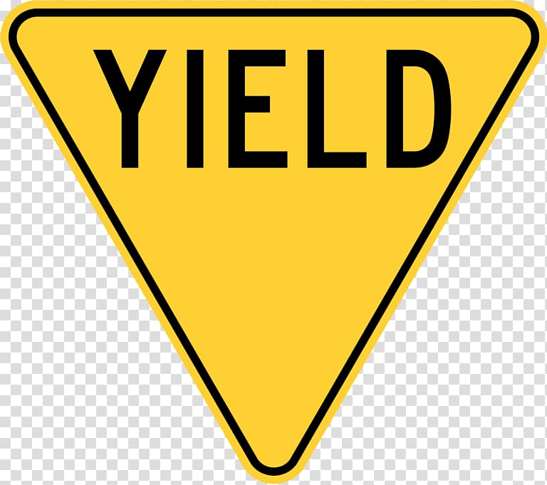 Yield sign Manual on Uniform Traffic Control Devices Traffic sign Stop sign Driving, driving transparent background PNG clipart