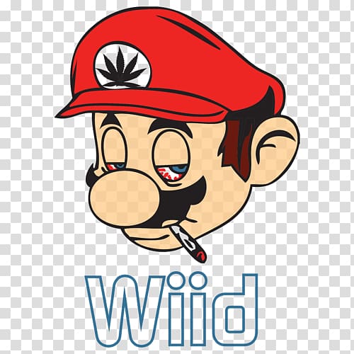 Super Mario Bros. Cannabis smoking, mario bros transparent background PNG clipart