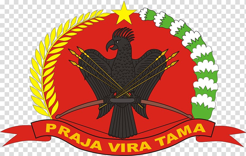 Sorong Papua Subregional Military Command Korem 171/Praja Vira Tama Logo, lambang transparent background PNG clipart