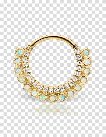 Earring Turquoise Jewellery Gold, ring transparent background PNG clipart