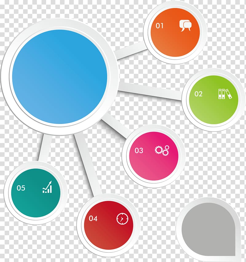 multicolored round chart illustration, Circled Number Chart transparent background PNG clipart
