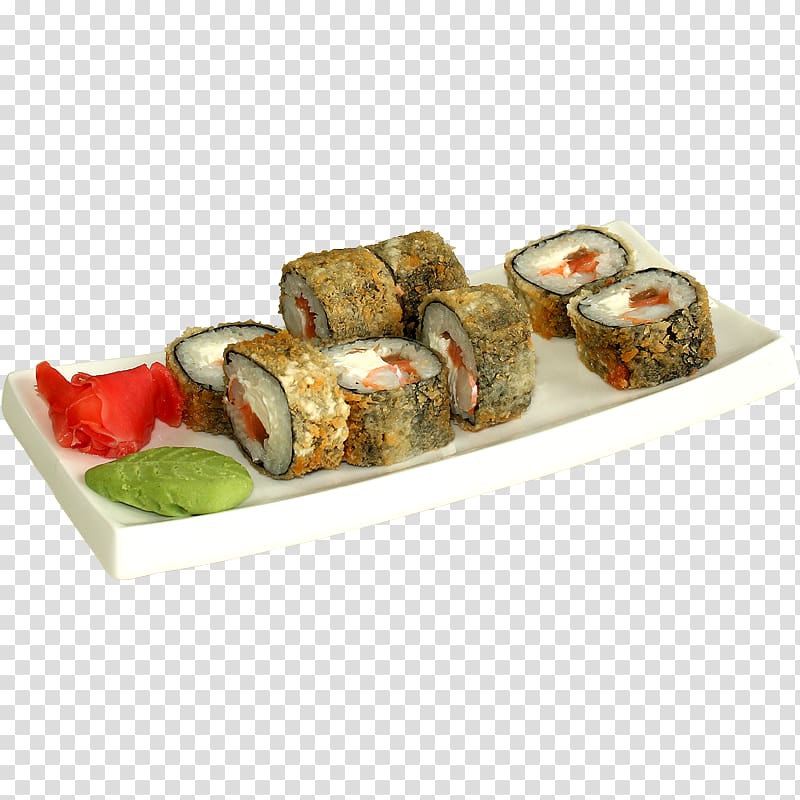 California roll Makizushi Sushi Tempura Nori, sushi transparent background PNG clipart