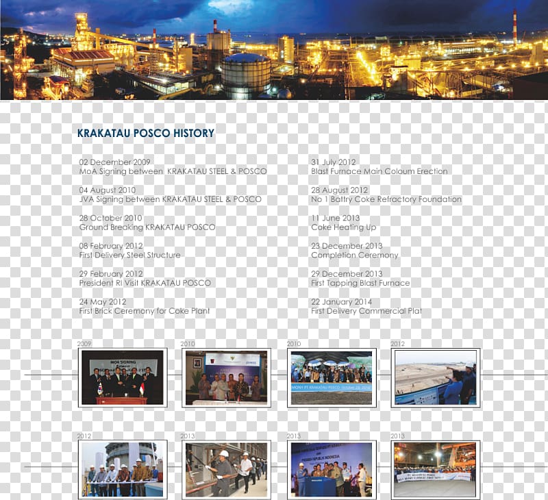 POSCO Krakatau Steel Joint- company, company history transparent background PNG clipart